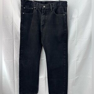 Levi's Men's Straight Black 505 Jeans